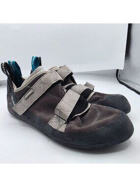 Scarpa Origin Mens Size 12 Rock Climbing Shoes Black Gray Athletic Sports Indoor